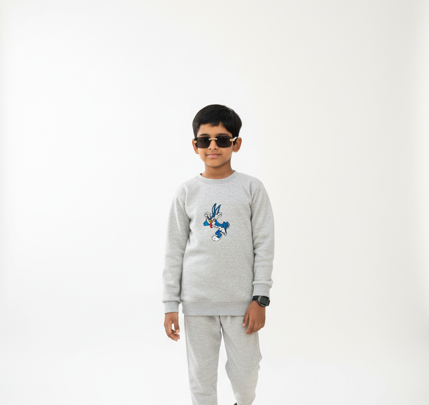 Winter Tracksuits for Kids | 2-Piece Shirt & Trouser Set for Boys & Girls – Warm, Cozy & Comfortable Winter Outfit FOR BABY AND KIDS View Gallery - Pakistan