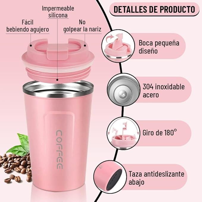 Stylish Coffee Cup – Leak-Proof, Durable & Perfect for Home, Office, or Travel View Gallery - Pakistan