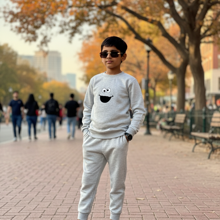 Kid’s Tracksuit Co-Ord Set | Sweatshirt & Trouser Outfit for Boys & Girls | Comfortable, Stylish & Warm Winter Clothing FOR BABY AND KIDS View Gallery - Pakistan