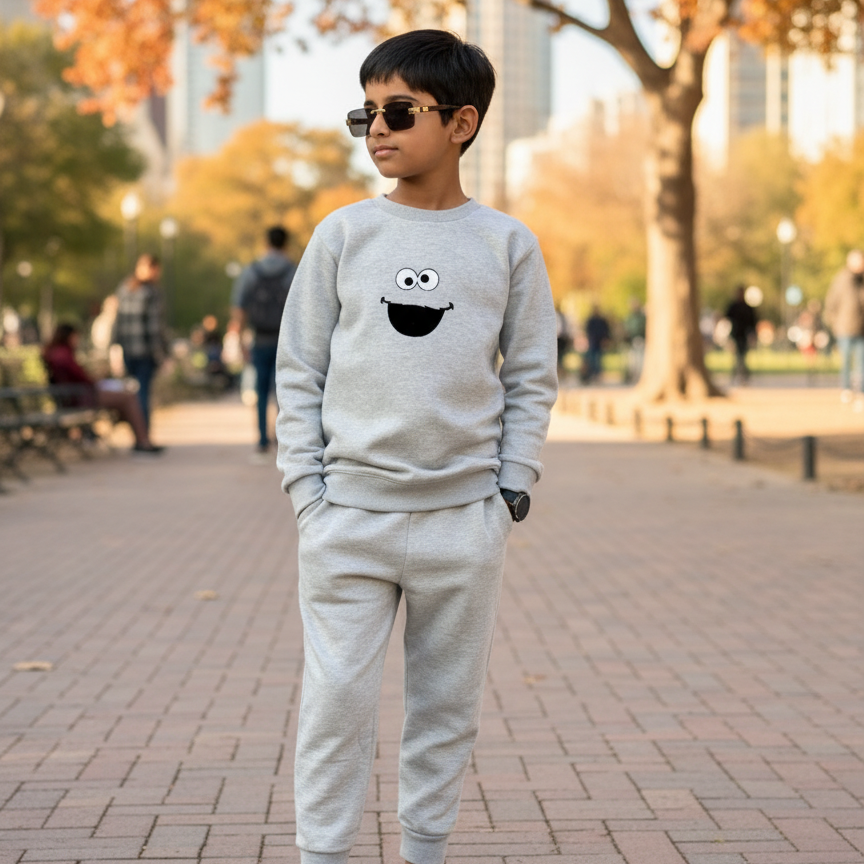 Kid’s Tracksuit Co-Ord Set | Sweatshirt & Trouser Outfit for Boys & Girls | Comfortable, Stylish & Warm Winter Clothing FOR BABY AND KIDS View Gallery - Pakistan