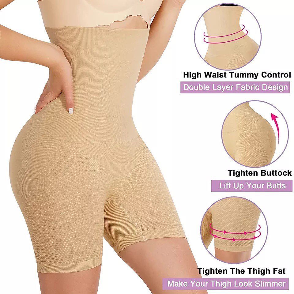 Lower Half Body Shaper Seamless High Waist Slimming Tummy Control Shapewear For Women