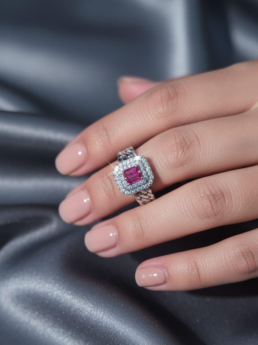Sparkling Zircon Rings For Women | Stylish Crystal Design Fashion Jewelry For Daily And Party Wear PXJ-133 View Gallery - Pakistan