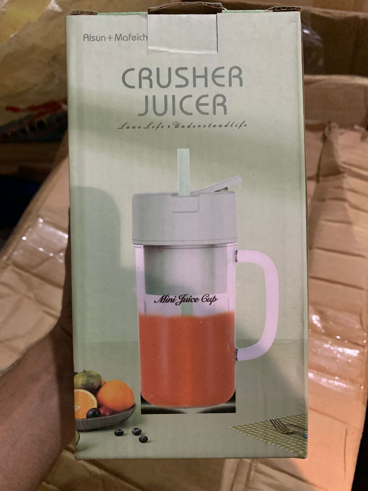 Professional Mini Juicer | USB Electric Portable Blender & Smoothie Maker | Stainless Steel Fruit Extractor with Straw View Gallery - Pakistan