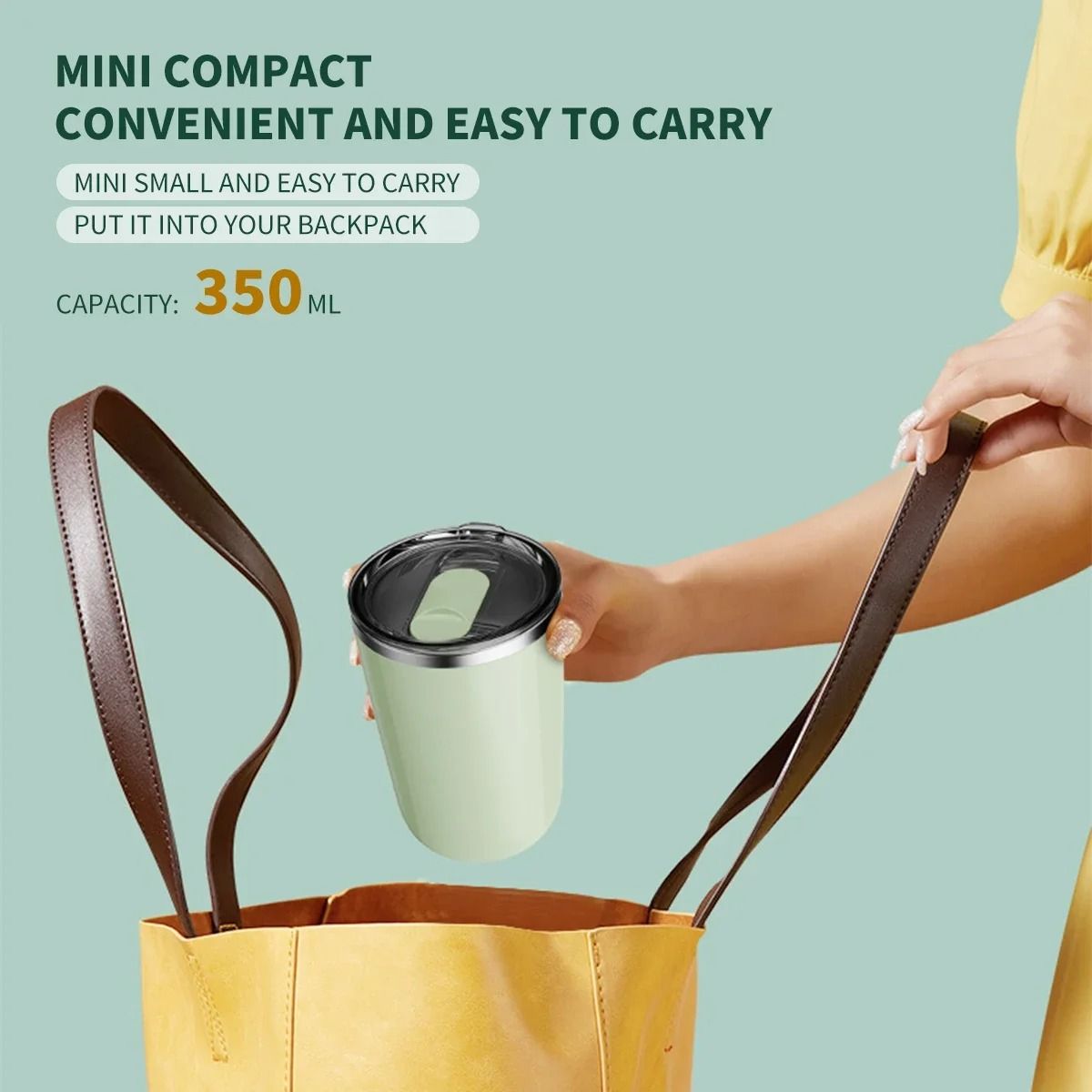 350ml Stainless Steel Automatic Self Stirring Mug Coffee Milk Juice Mixing Cup Magnetic Stirring Cup For Home Office And Travel (Random Color) View Gallery - Pakistan
