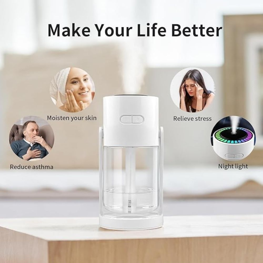 Sky Humidifier | Ultrasonic Air Humidifier & Aroma Diffuser | Cool Mist Maker for Fresh, Moist & Relaxing Room Atmosphere View Gallery - Pakistan
