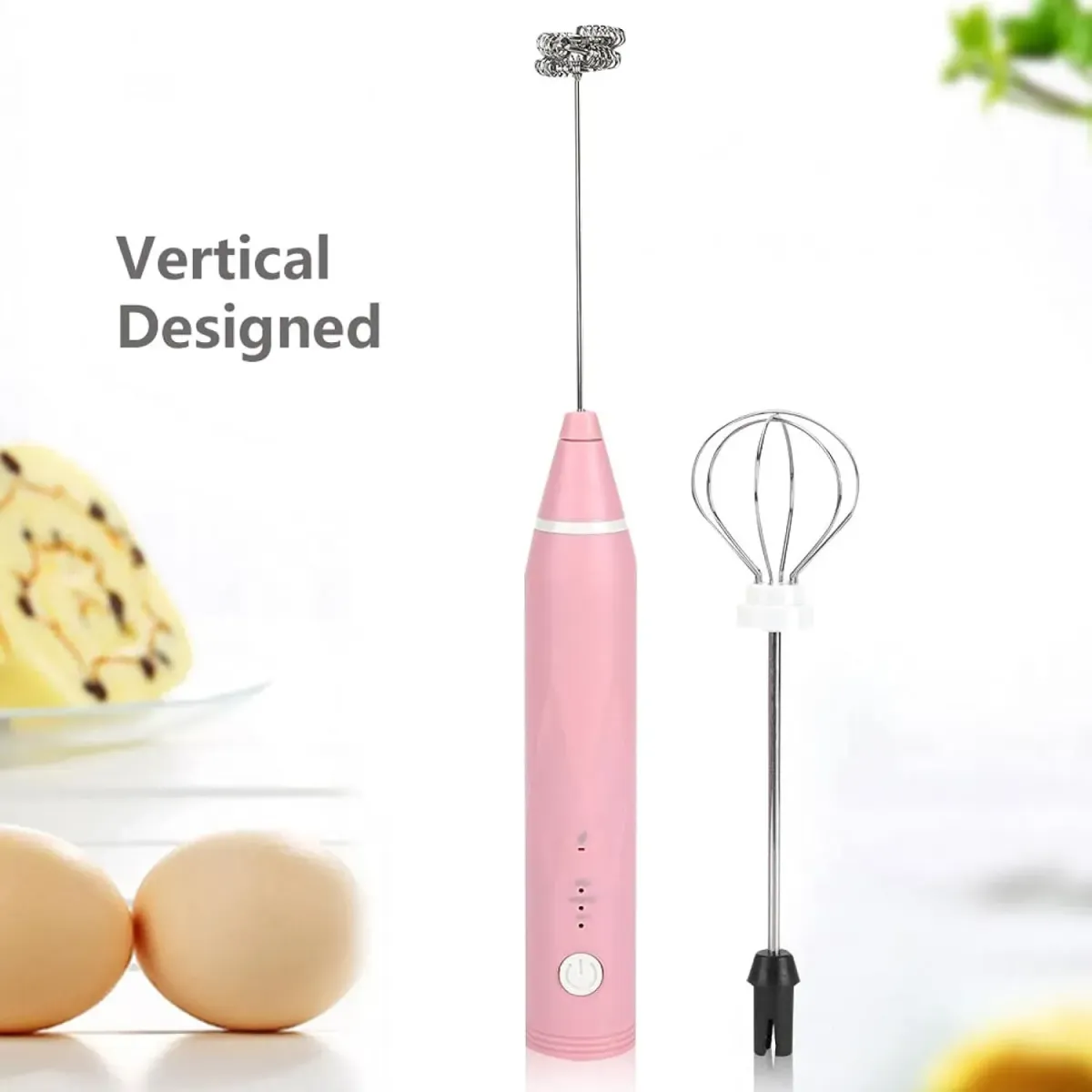 Electric Coffee Beater | Handheld Milk Frother & Mini Blender | Powerful Foam Maker for Coffee, Cappuccino & Beverages View Gallery - Pakistan