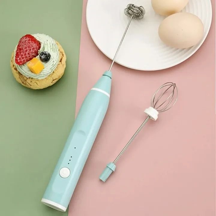 Electric Coffee Beater | Handheld Milk Frother & Mini Blender | Powerful Foam Maker for Coffee, Cappuccino & Beverages View Gallery - Pakistan