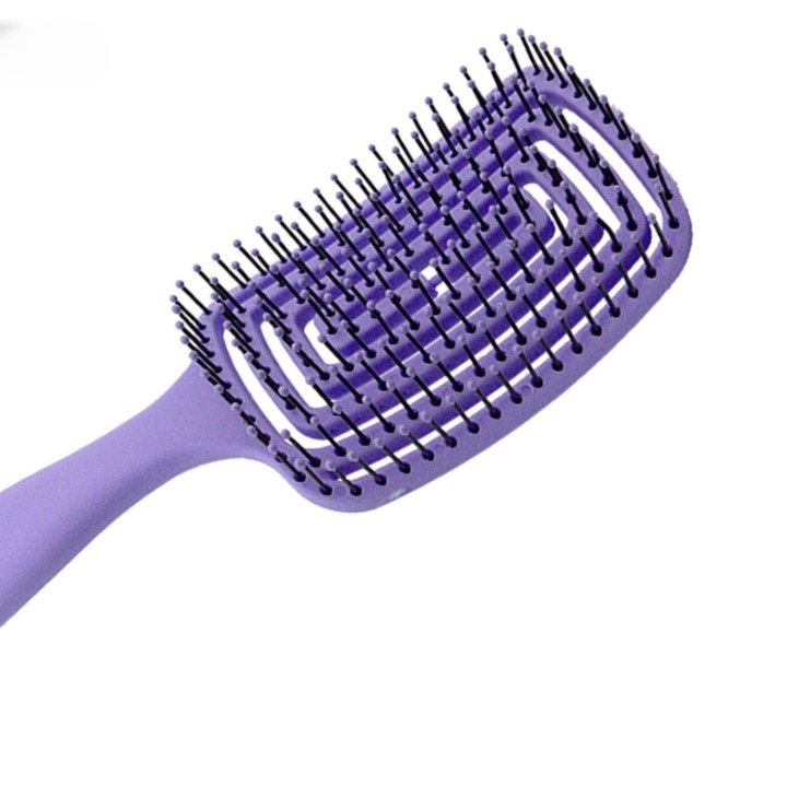 2-in-1 Scalp Massager Comb – Relaxing Hair Brush for Deep Scalp Stimulation & Improved Hair Growth (Random Color) View Gallery - Pakistan
