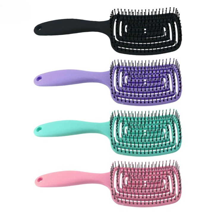 2-in-1 Scalp Massager Comb – Relaxing Hair Brush for Deep Scalp Stimulation & Improved Hair Growth (Random Color) View Gallery - Pakistan
