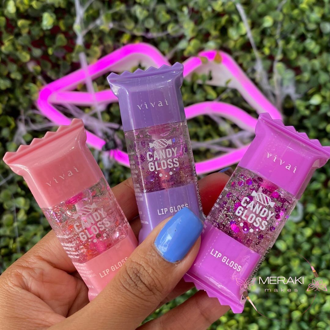 Cute Candy Lip Gloss Set of 6 | Moisturizing, Shiny &amp; Long-Lasting Lip Gloss for Teens &amp; Women – Fun, Sweet Colors &amp; Flavors