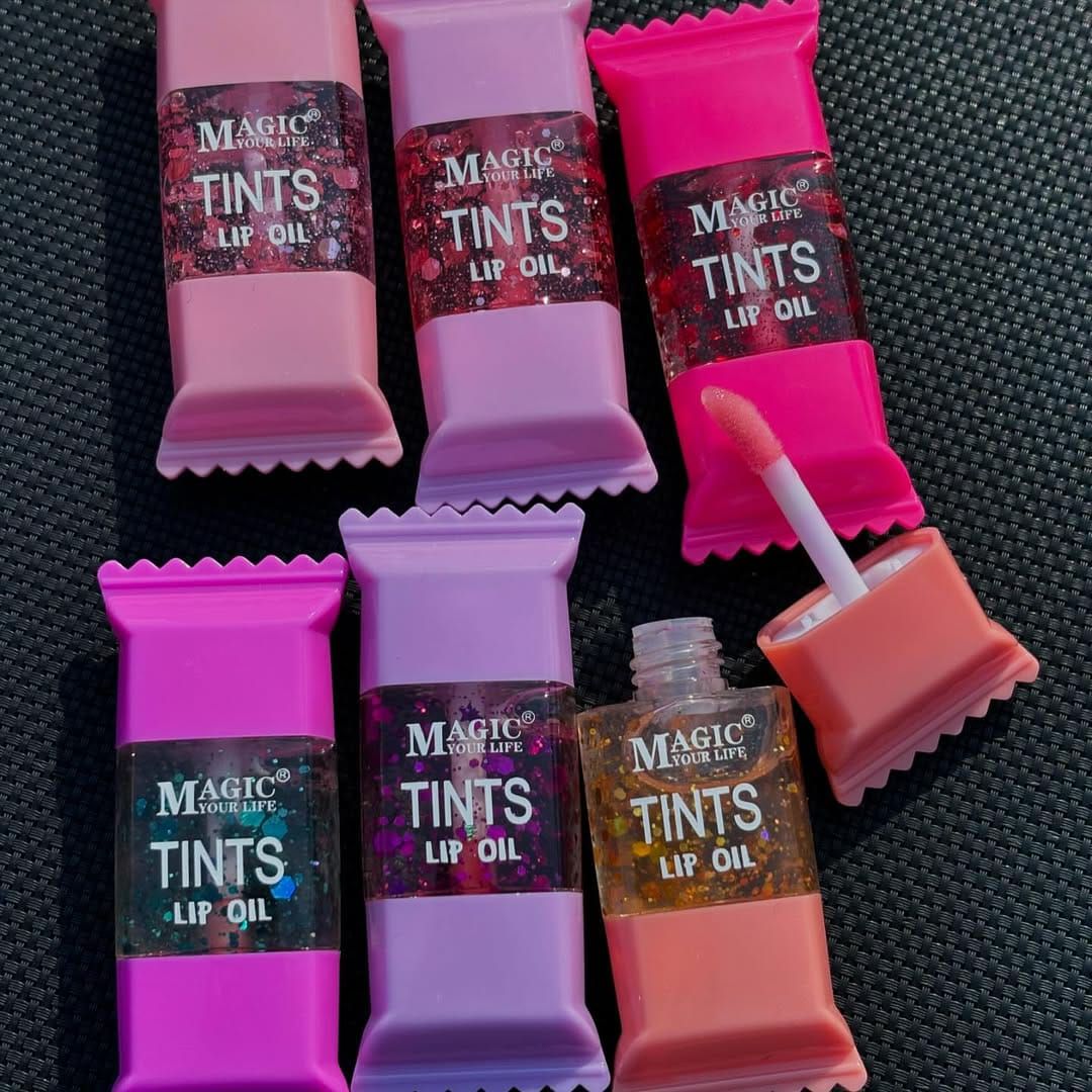 Cute Candy Lip Gloss Set of 6 | Moisturizing, Shiny & Long-Lasting Lip Gloss for Teens & Women – Fun, Sweet Colors & Flavors View Gallery - Pakistan