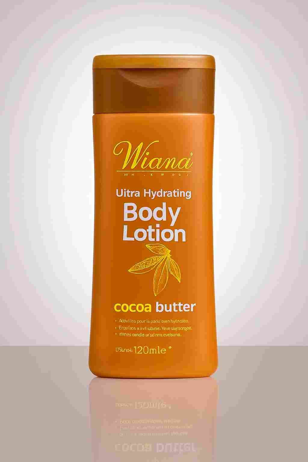 Wiana Cocoa Butter Body Lotion | Deep Moisturizing &amp; Nourishing Cream for Soft, Smooth, Glowing Skin – 400ml