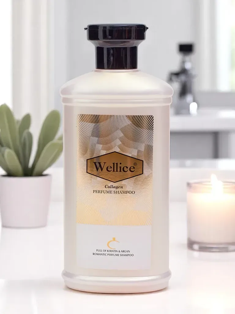 Wellice Collagen Perfume Shampoo – Strengthening Formula with Long-Lasting Fragrance for Smooth & Shiny Hair View Gallery - Pakistan