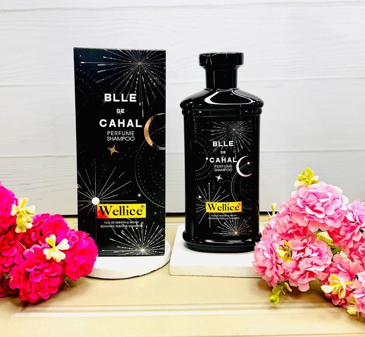 Wellice Blue De Cahal Perfume Shampoo – Long-Lasting Fragrance, Deep Clean & Silky Smooth Hair Care View Gallery - Pakistan