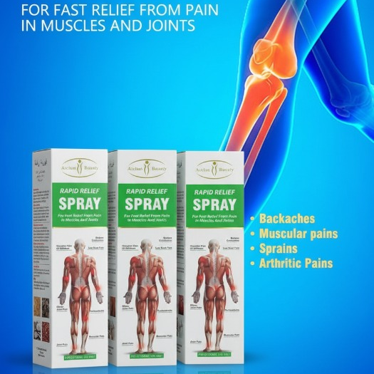Aichun Beauty Rapid Relief Spray For Muscle And Joint Pain 100ml – Fast Acting Pain Relief Formula For Sore Muscles, Stiff Joints, And Body Aches