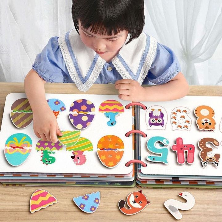 Montessori Quiet Busy Book for Toddlers – 12 Theme Educational Learning Activity Book for Kids | Early Development Toy View Gallery - Pakistan