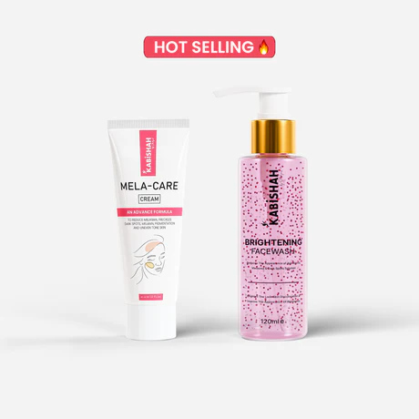 Pack Of 2 Face Wash And Mela Care Cream Pigmentation Bundle – Skin Brightening And Spot Reduction Formula (Face Wash 120ml + Cream 50ml) View Gallery - Pakistan