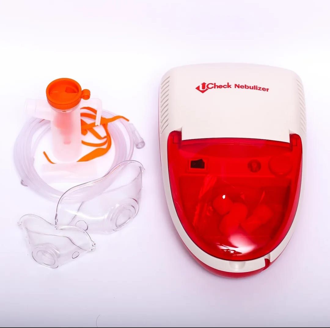 U Check Nebulizer Machine – Compact Inhaler for Infants, Children & Adults with Nebulizer Mask and Accessories View Gallery - Pakistan