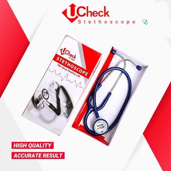 Ucheck Original Dual Head Stethoscope – Professional Double-Sided Stethoscope for Doctors, Nurses &amp; Medical Students