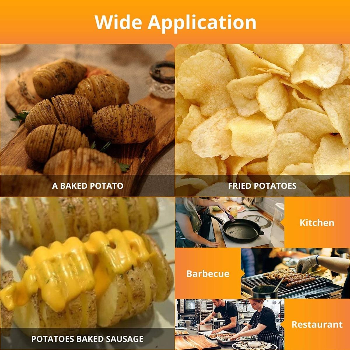 Professional Potato Spiral Cutter, Manual Stainless Steel Potatoes Twister Slicer View Gallery - Pakistan