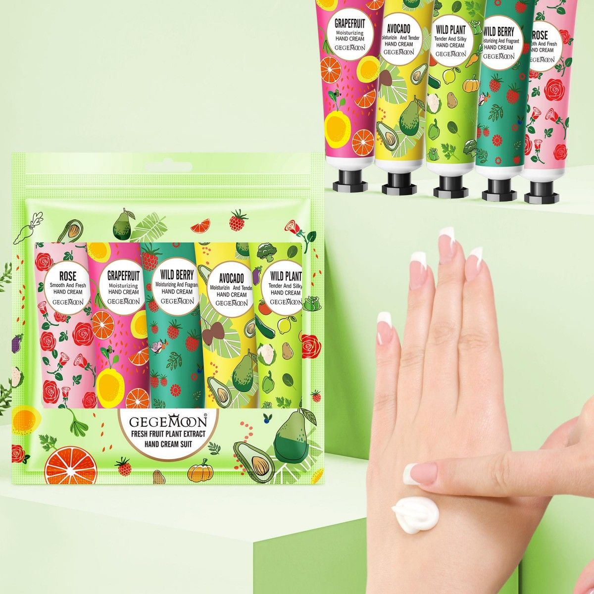 5pcs Plant & Fruit Fragrance Hand Cream Set – Moisturizing, Nourishing & Anti-Chap Hand Care for Soft, Smooth Skin View Gallery - Pakistan