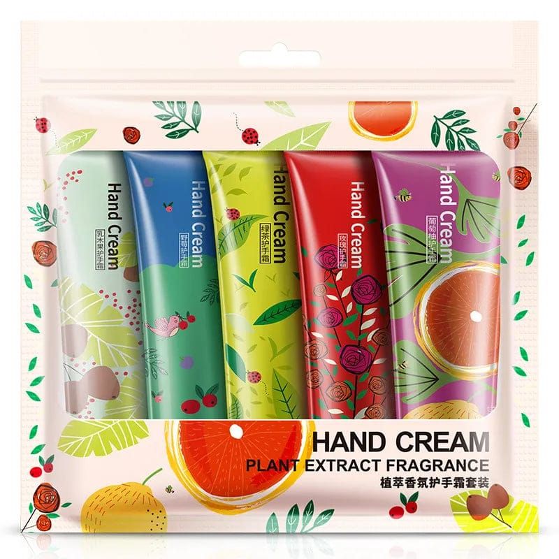 5pcs Plant & Fruit Fragrance Hand Cream Set – Moisturizing, Nourishing & Anti-Chap Hand Care for Soft, Smooth Skin View Gallery - Pakistan