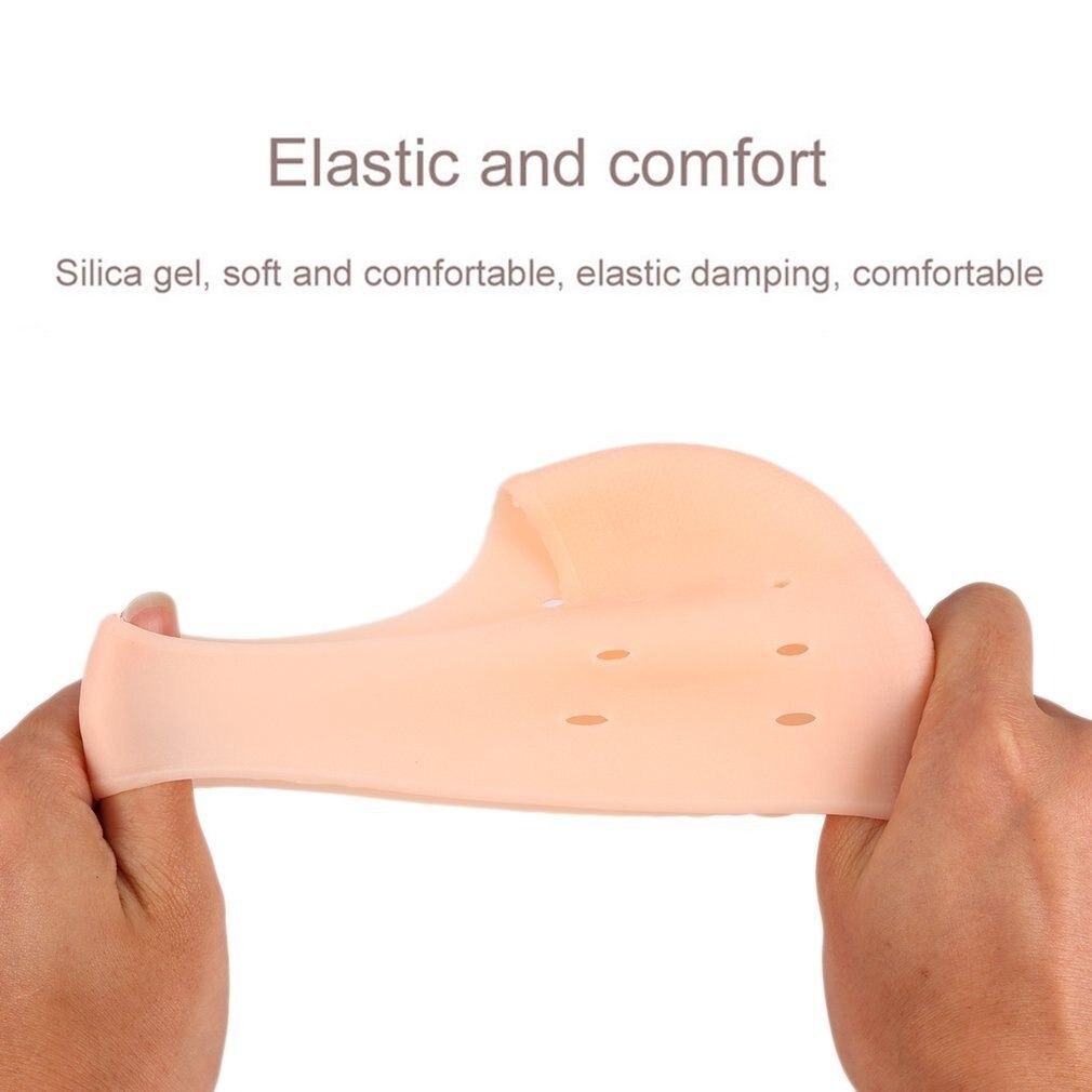 Half Heel Pain Anti-Crack Silicone Set – Unisex Anti-Crack Pain Relief - 01 Pair View Gallery - Pakistan