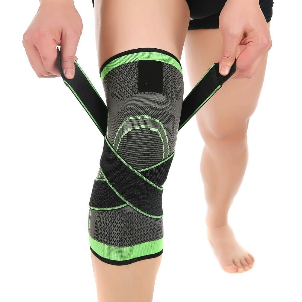 Knee Support Band For Pressure Weaving With 3D Weave Protection Against Injury Pressure Adjustable Knee Support For Men And Women (1 Pc) View Gallery - Pakistan