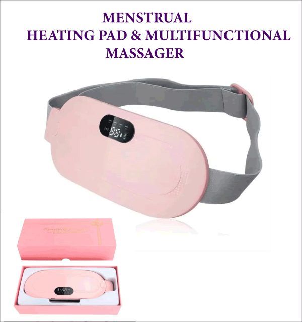 Heating Pad Women Period Pain Cramp Relief Belt | Portable Electric Menstrual Heating Pad With 3 Heat Levels & 4 Massage Modes For Belly And Waist Pain Relief View Gallery - Pakistan