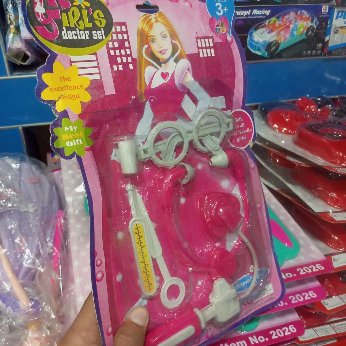 Cute Girl’s Doctor Set For Kids – Educational Medical Role Play Toy Kit With Stethoscope, Syringe, And Glasses For Fun Learning View Gallery - Pakistan