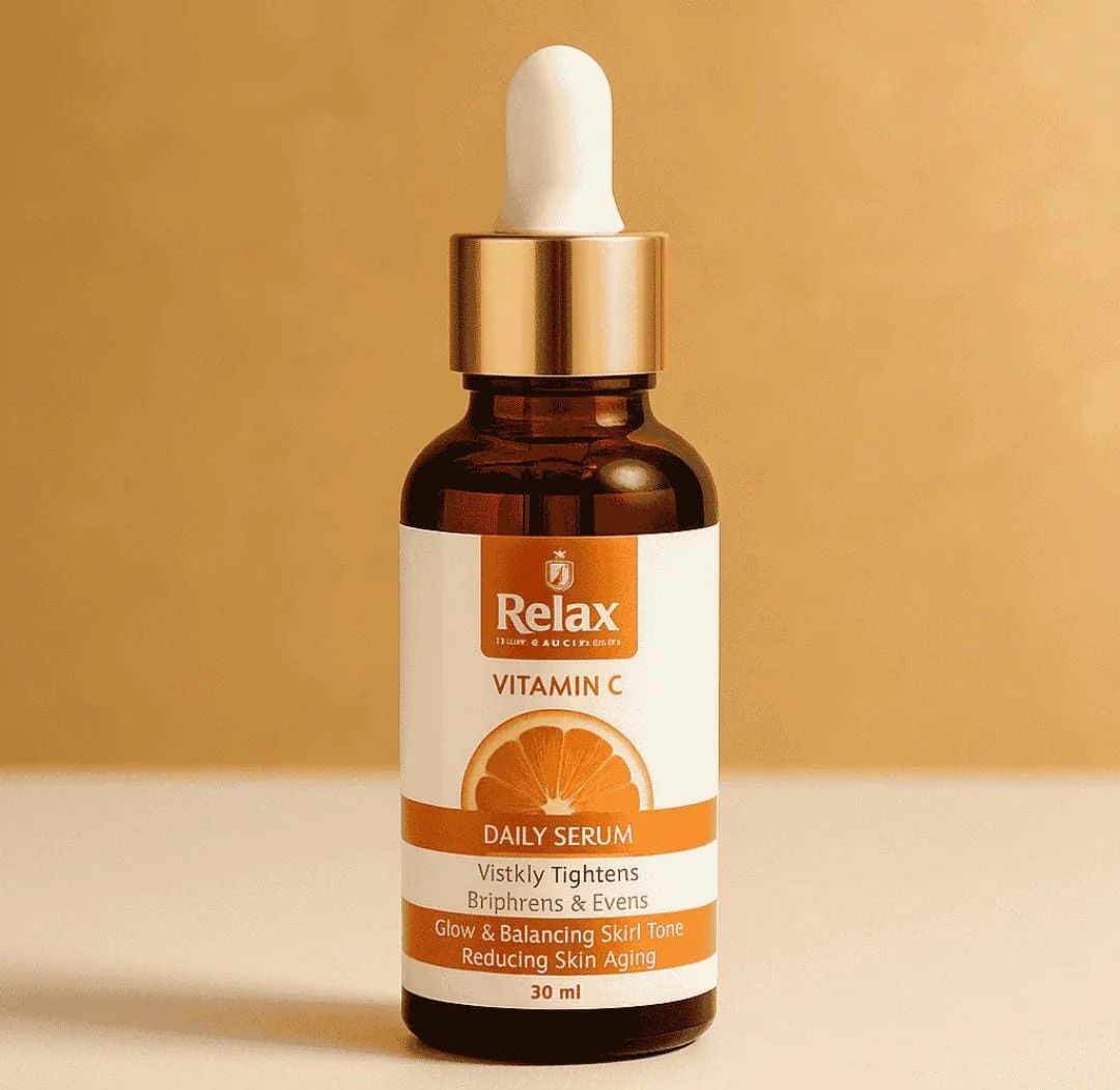 Relax Vitamin C Daily Face Serum – Brightening, Anti-Aging & Hydrating Formula For Healthy Radiant Skin (30ml) View Gallery - Pakistan