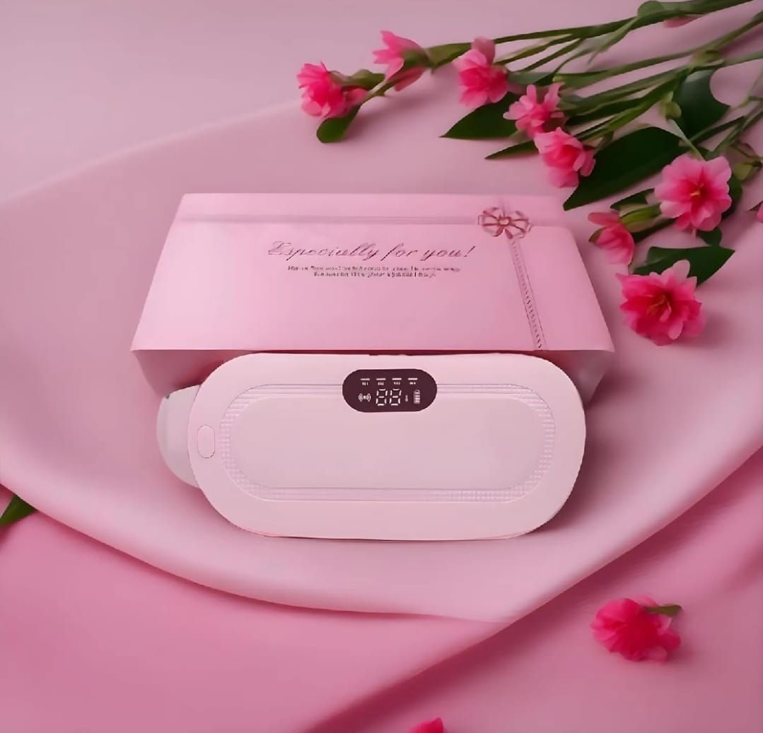 Portable Cordless Heating Pad, Electric Waist Belt Device, Fast Heating Pad with 3 Heat Levels and 3 Massage Modes, Back or Belly Heating Pad for Women, Menstrual Heating Pad, Heating Had for Period Cramps | Cramp Relief Belt View Gallery - Pakistan