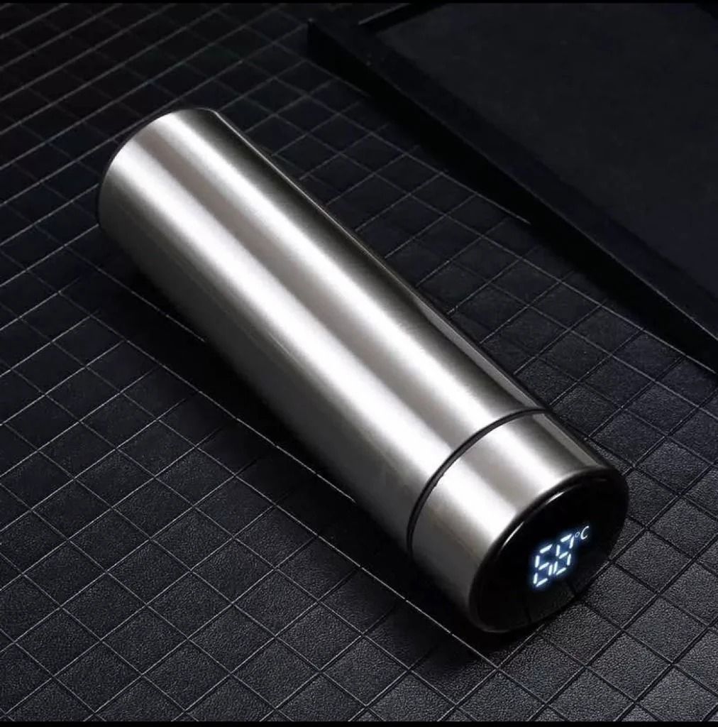 Smart LED Stainless Steel Hot and Cold Bottle - 500ml Thermos Flask View Gallery - Pakistan