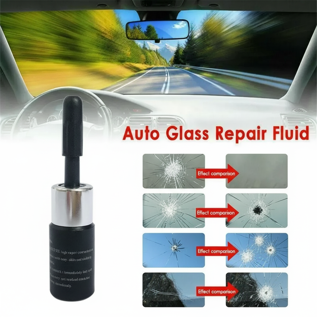 Glass Crack Nano Repair Fluid For Car Windshield – Quick, Easy, And Effective Solution To Repair Cracks, Chips, And Scratches Instantly View Gallery - Pakistan