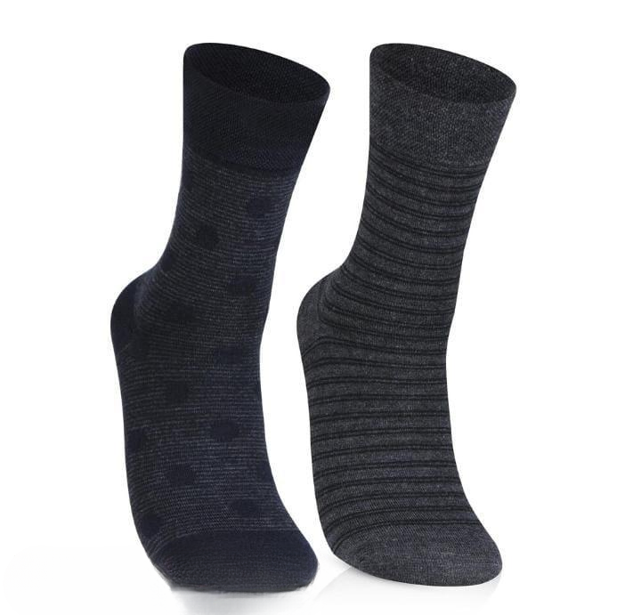 2 Pair Woolen Summer Socks For Men – Soft, Breathable, And Comfortable Daily Wear Socks For All-Season Use (Random Design) View Gallery - Pakistan