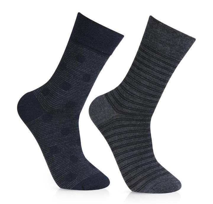 2 Pair Woolen Summer Socks For Men – Soft, Breathable, And Comfortable Daily Wear Socks For All-Season Use (Random Design) View Gallery - Pakistan