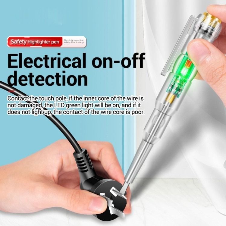 Intelligent LED Photometer Test Pen Voltage Detector Voltmeter 24-250V Electric Circuit Tester Screwdriver Indicator Tool For Safe Electrical Inspection View Gallery - Pakistan