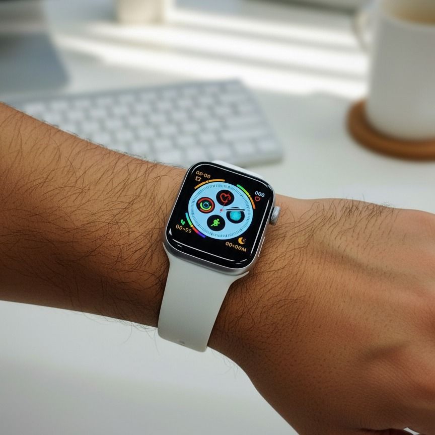 Smart Watch With Stylish Display | Comfortable Silicone Strap, Adjustable Fit, Modern Design For Everyday Wear View Gallery - Pakistan