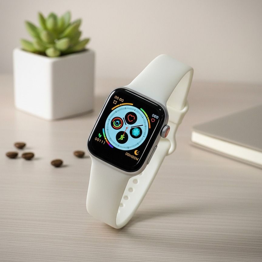 Smart Watch With Stylish Display | Comfortable Silicone Strap, Adjustable Fit, Modern Design For Everyday Wear View Gallery - Pakistan