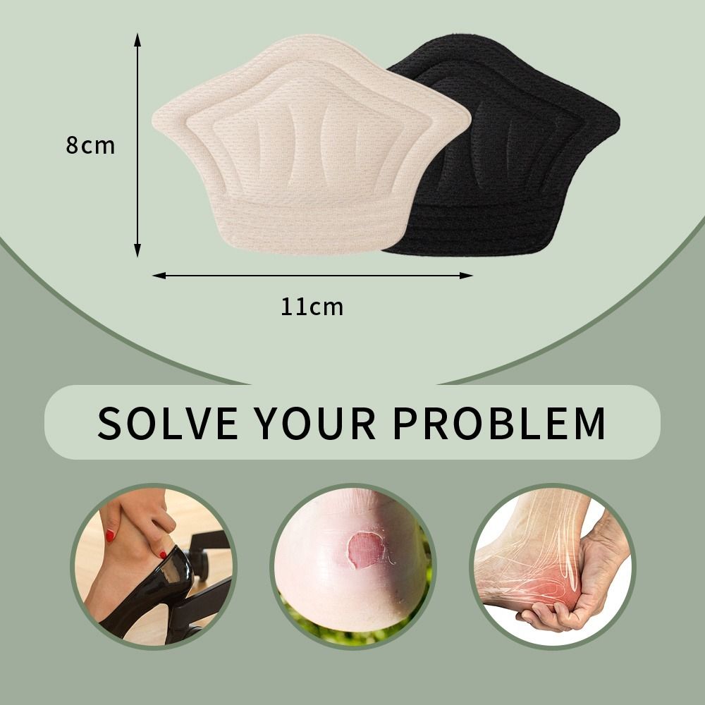 High Heel Insoles Patch Shoes Pads – Adhesive Heel Grips Protector For Pain Relief And Foot Care (Random Color) View Gallery - Pakistan