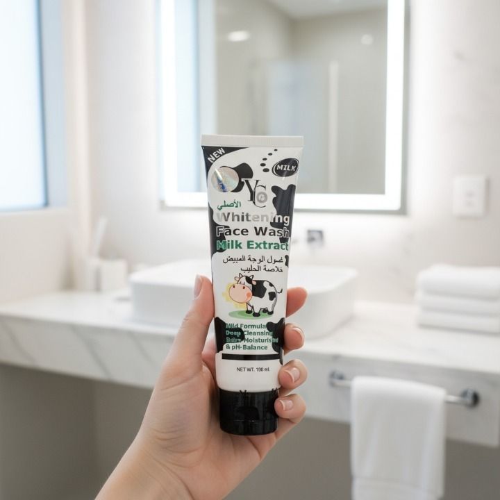 YC Whitening Face Wash 100ml | Deep Cleansing Brightening Formula | Removes Dirt, Oil, And Impurities For Soft, Smooth, And Glowing Skin