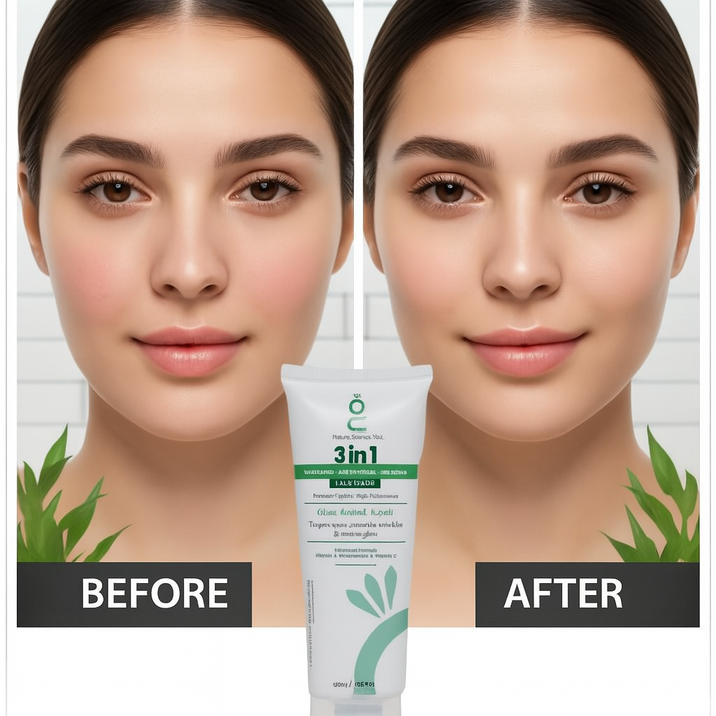 3 In 1 Whitening + Age Reversal + Melasma Face Wash 120ml | Glow, Rewind, Repair Formula With Vitamin A, Niacinamide, And Vitamin C For Spot-Free Radiant Skin View Gallery - Pakistan