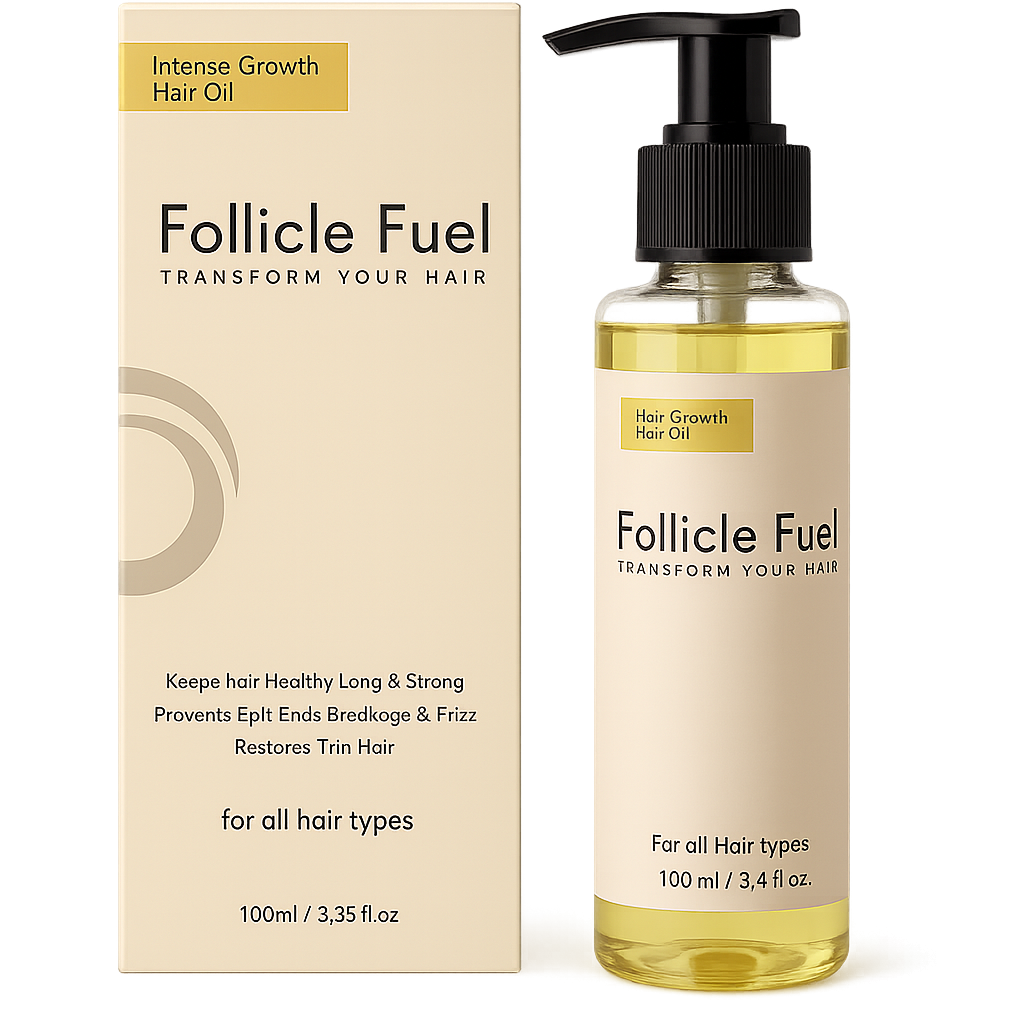 Follicle Fuel Intense Growth Hair Oil – Strengthens Roots, Reduces Hair Fall & Promotes Fast, Healthy Hair Growth for Men & Women 100ml View Gallery - Pakistan