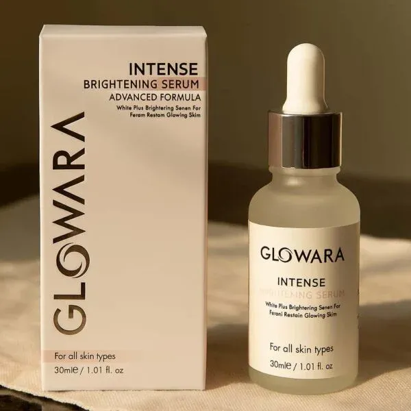 Glowara Intense Brightening Serum – With Alpha Arbutin, Ferulic Acid &amp; Vitamin C for Radiant, Even-Toned &amp; Youthful Skin