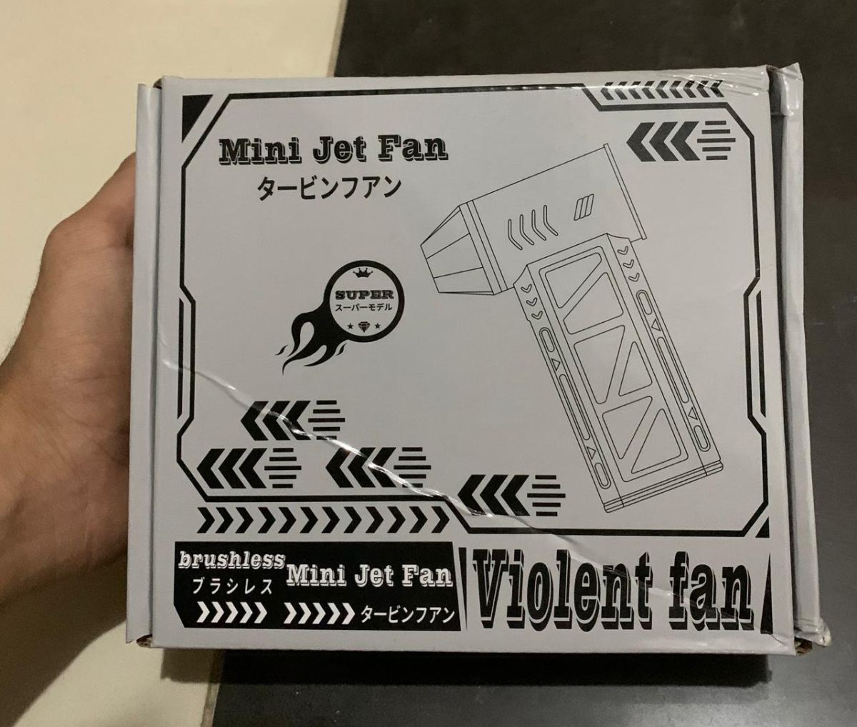 Mini Jet Fan – Powerful Brushless Handheld Turbo Fan | Rechargeable Portable Air Blower with High-Speed Wind | Compact Cooling Gadget for Home, Office & Outdoor Use View Gallery - Pakistan