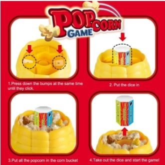 Fun Popcorn Game Toy for Kids – Interactive Jumping Popcorn Corn Game with Buckets & Tokens | Family Party Game View Gallery - Pakistan