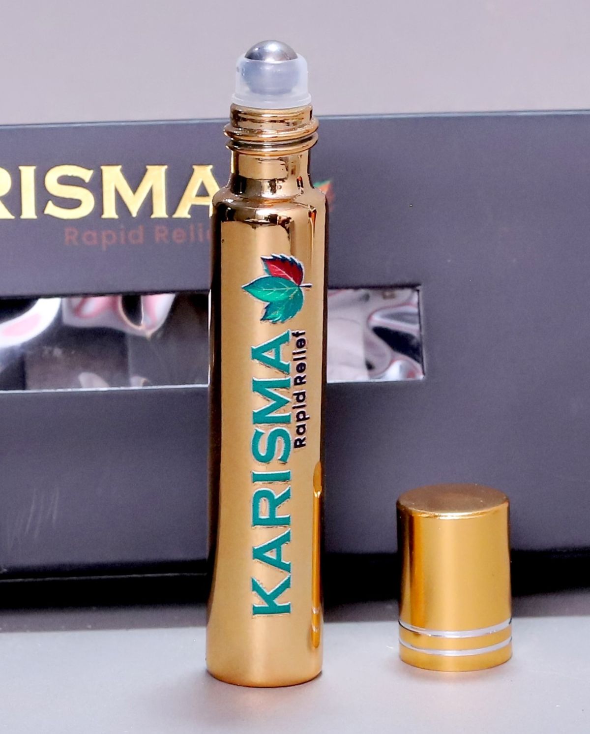 KARISMA Rapid Relief Pain Relief Oil – Fast Acting Roll-On for Headache, Backache, Arthritis & Muscle Pain View Gallery - Pakistan