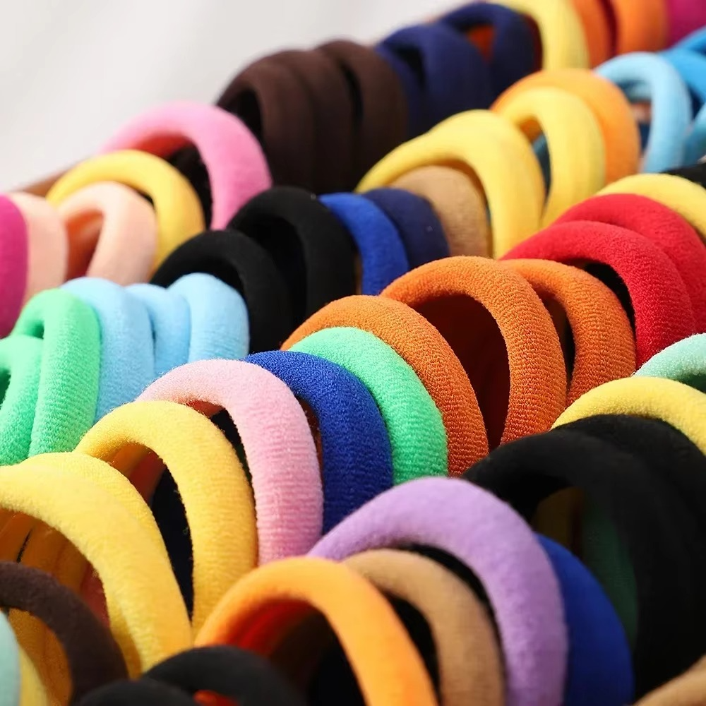 Pack Of 14Pcs Multicolor Hair Ponies For Girls | Soft And Stretchable Hair Bands | Stylish Elastic Hair Ties For Daily Wear And Fashion Hairstyles View Gallery - Pakistan