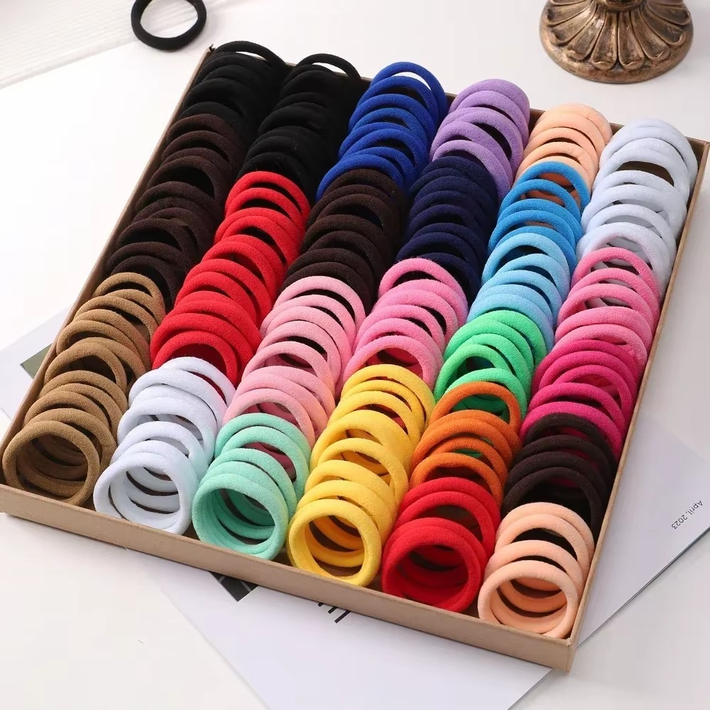Pack Of 14Pcs Multicolor Hair Ponies For Girls | Soft And Stretchable Hair Bands | Stylish Elastic Hair Ties For Daily Wear And Fashion Hairstyles View Gallery - Pakistan