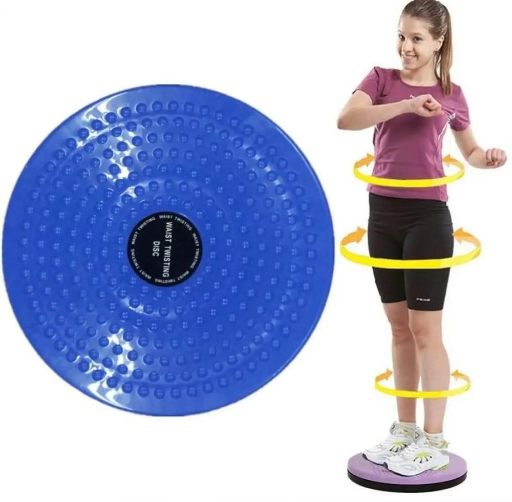 Twister Plate Exercise Gear Plastic Waist Twist Disc Board – 360° Fitness Balance Trainer For Slimming, Core Strength, And Home Workoutn (Random Color) View Gallery - Pakistan